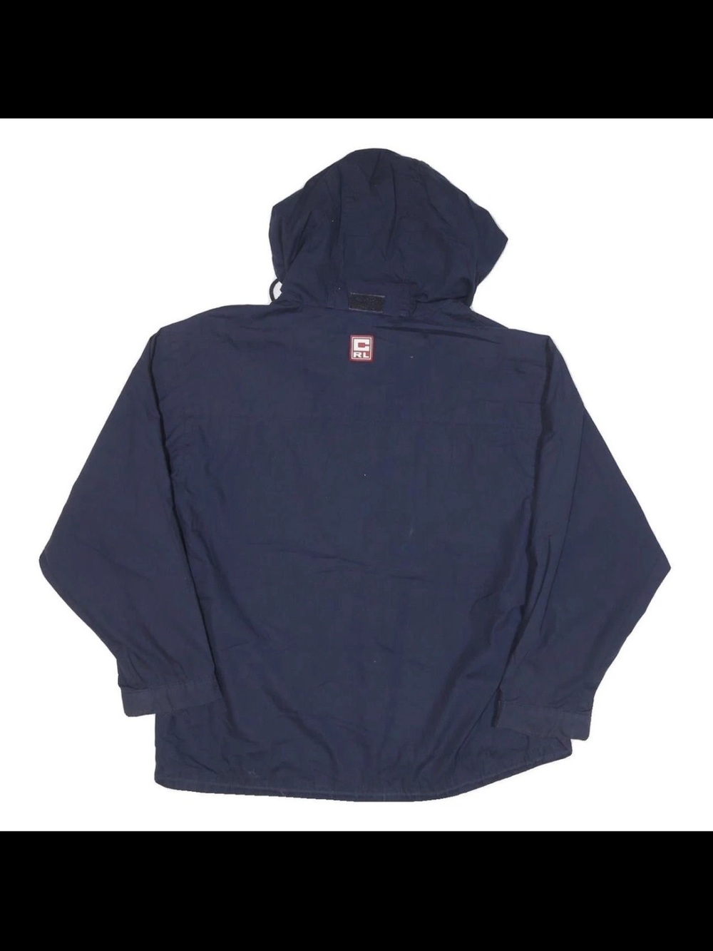 Vintage Chaps Ralph Lauren Navy Blue Pullover Windbreaker Rain Jacket Men’s L - Picture 2 of 7